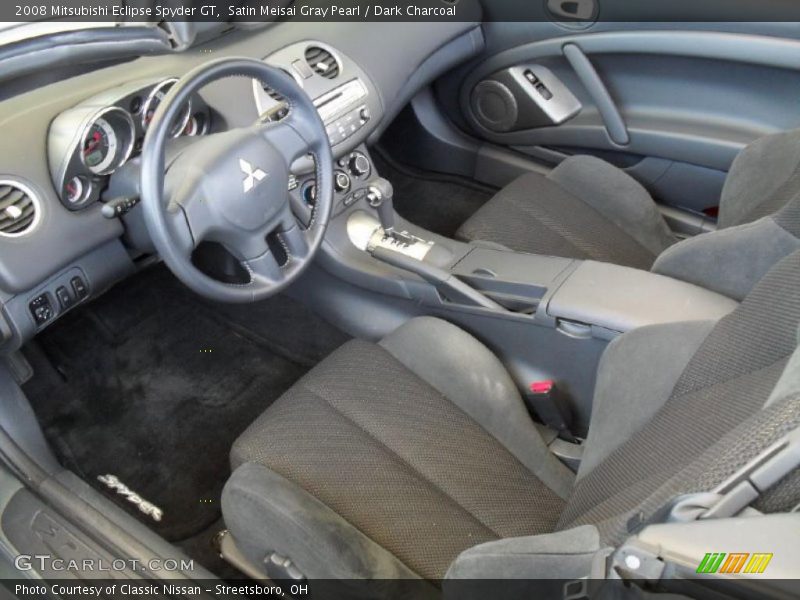 Satin Meisai Gray Pearl / Dark Charcoal 2008 Mitsubishi Eclipse Spyder GT