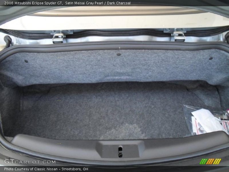 Satin Meisai Gray Pearl / Dark Charcoal 2008 Mitsubishi Eclipse Spyder GT