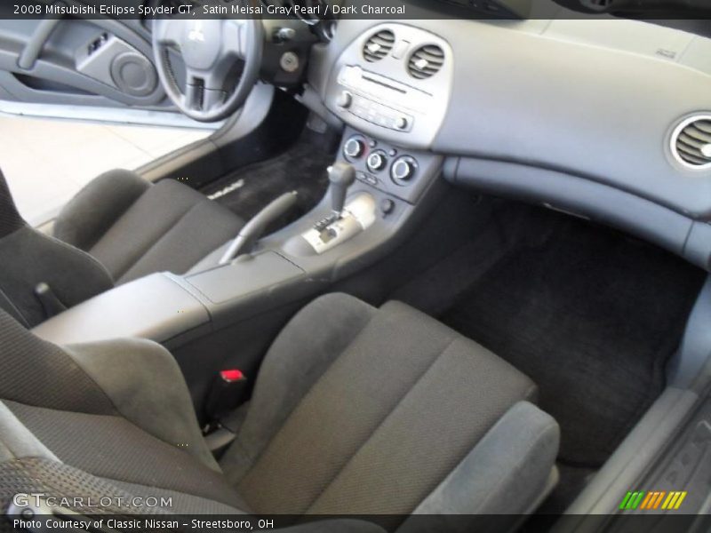 Satin Meisai Gray Pearl / Dark Charcoal 2008 Mitsubishi Eclipse Spyder GT