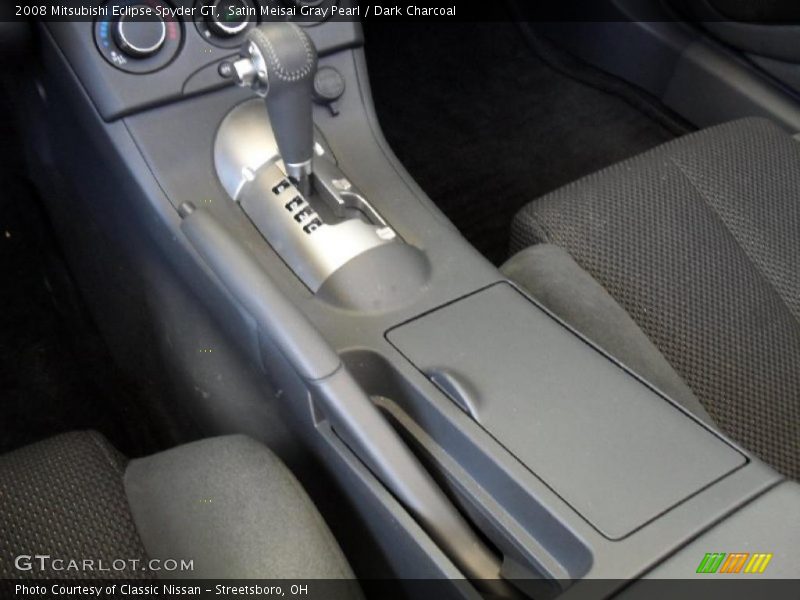 Satin Meisai Gray Pearl / Dark Charcoal 2008 Mitsubishi Eclipse Spyder GT