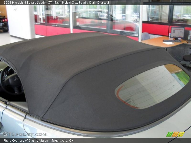 Satin Meisai Gray Pearl / Dark Charcoal 2008 Mitsubishi Eclipse Spyder GT