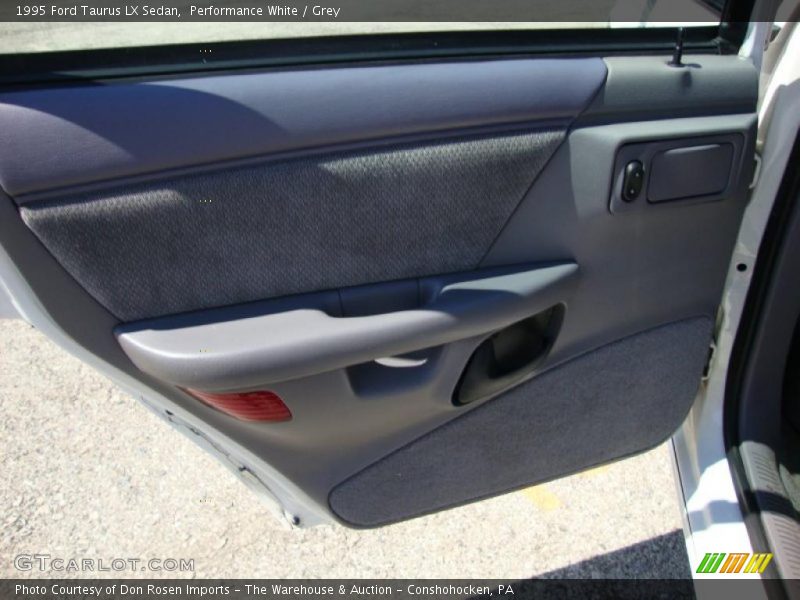 Performance White / Grey 1995 Ford Taurus LX Sedan