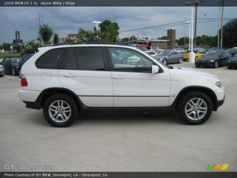 Alpine White / Beige 2006 BMW X5 3.0i
