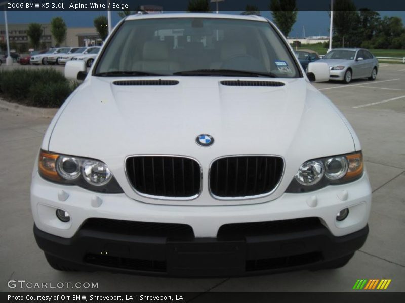 Alpine White / Beige 2006 BMW X5 3.0i