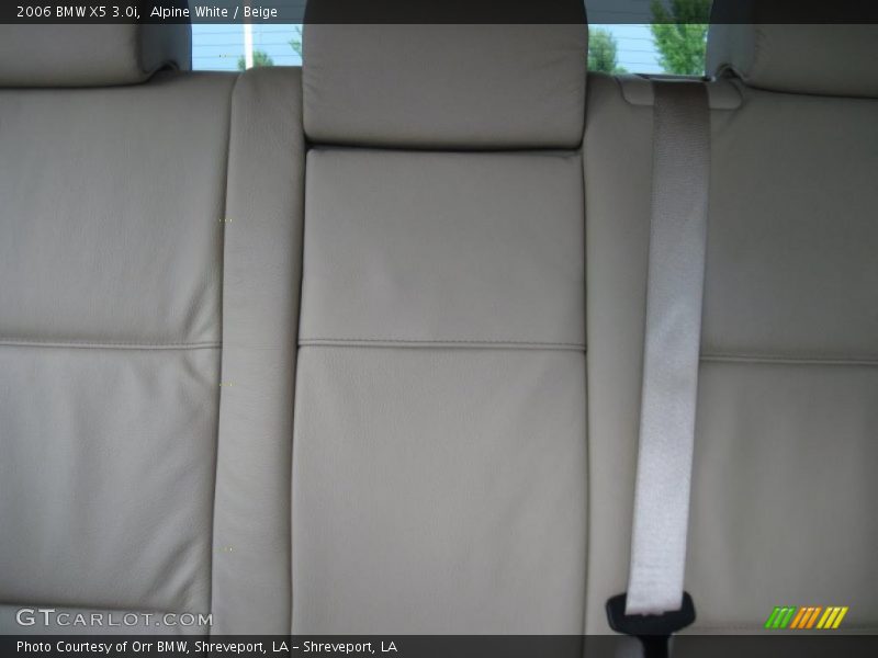 Alpine White / Beige 2006 BMW X5 3.0i