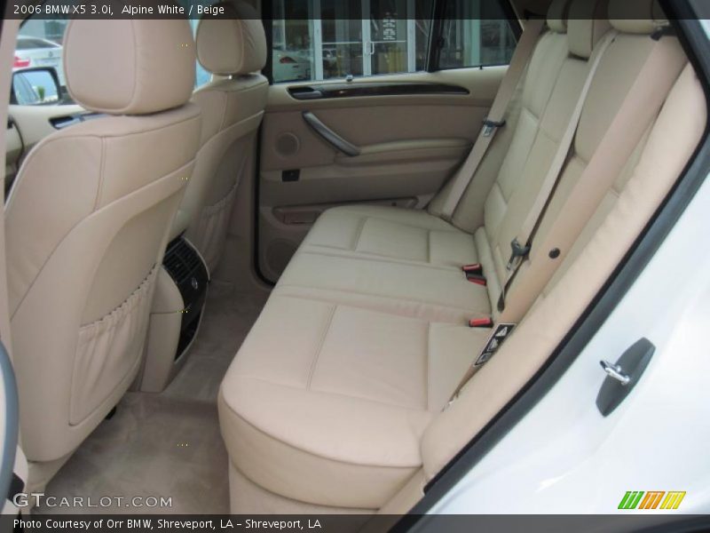 Alpine White / Beige 2006 BMW X5 3.0i
