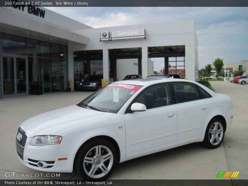 Ibis White / Ebony 2007 Audi A4 2.0T Sedan