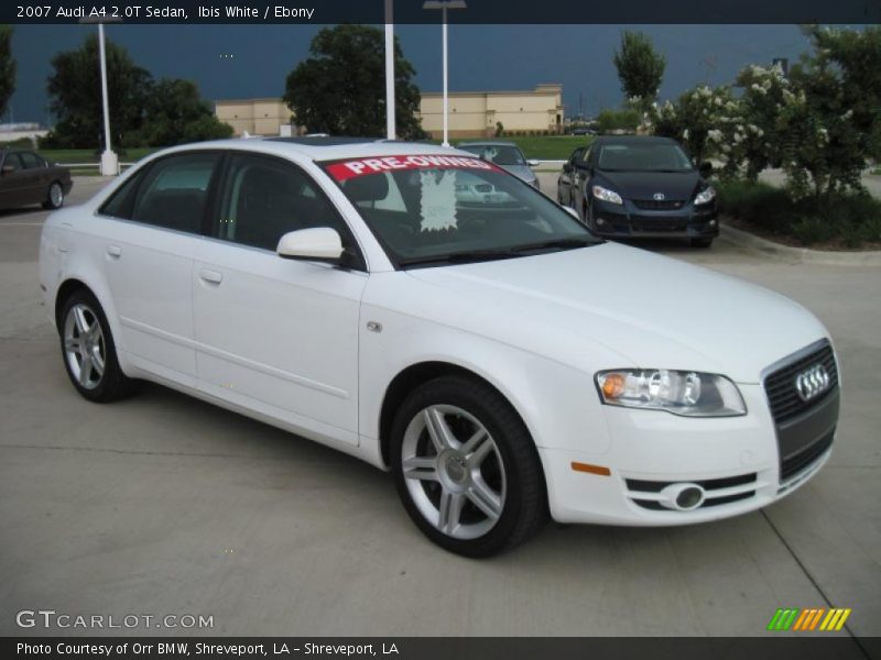Ibis White / Ebony 2007 Audi A4 2.0T Sedan