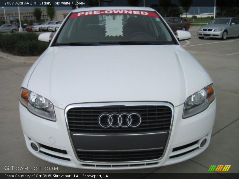 Ibis White / Ebony 2007 Audi A4 2.0T Sedan
