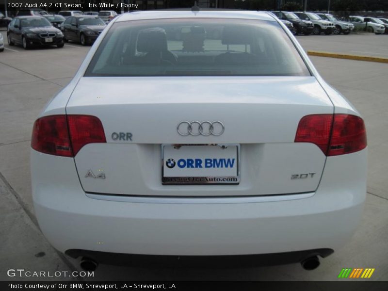 Ibis White / Ebony 2007 Audi A4 2.0T Sedan