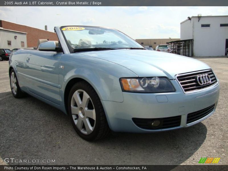 Crystal Blue Metallic / Beige 2005 Audi A4 1.8T Cabriolet