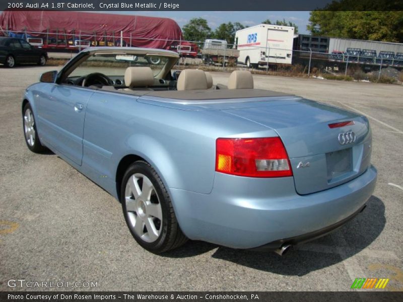 Crystal Blue Metallic / Beige 2005 Audi A4 1.8T Cabriolet