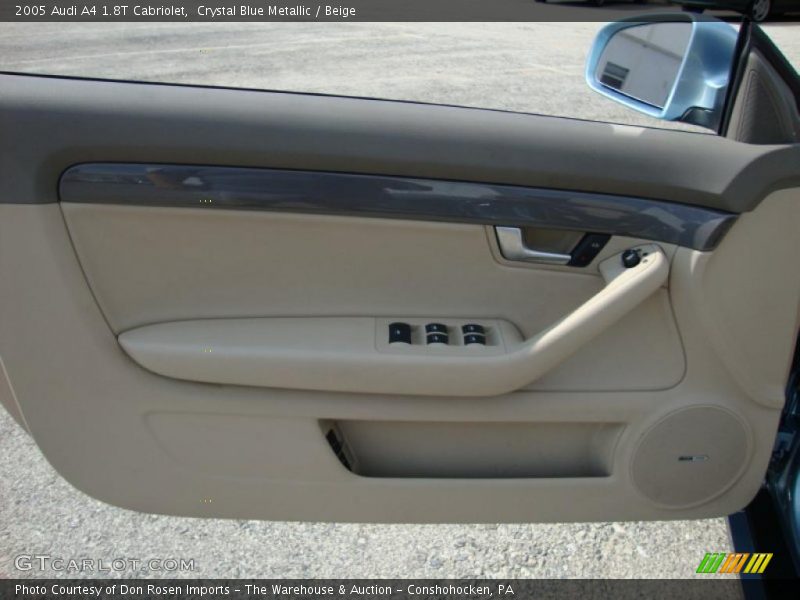 Crystal Blue Metallic / Beige 2005 Audi A4 1.8T Cabriolet