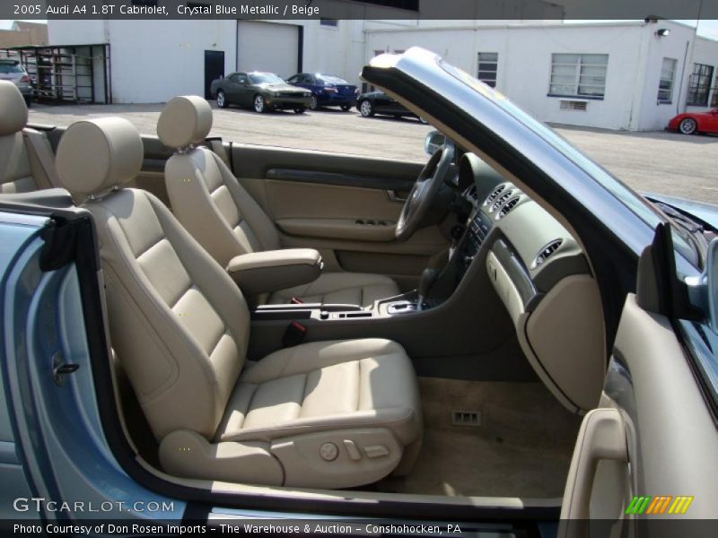 Crystal Blue Metallic / Beige 2005 Audi A4 1.8T Cabriolet