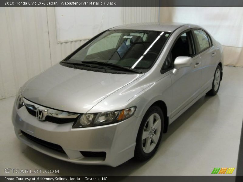 Alabaster Silver Metallic / Black 2010 Honda Civic LX-S Sedan