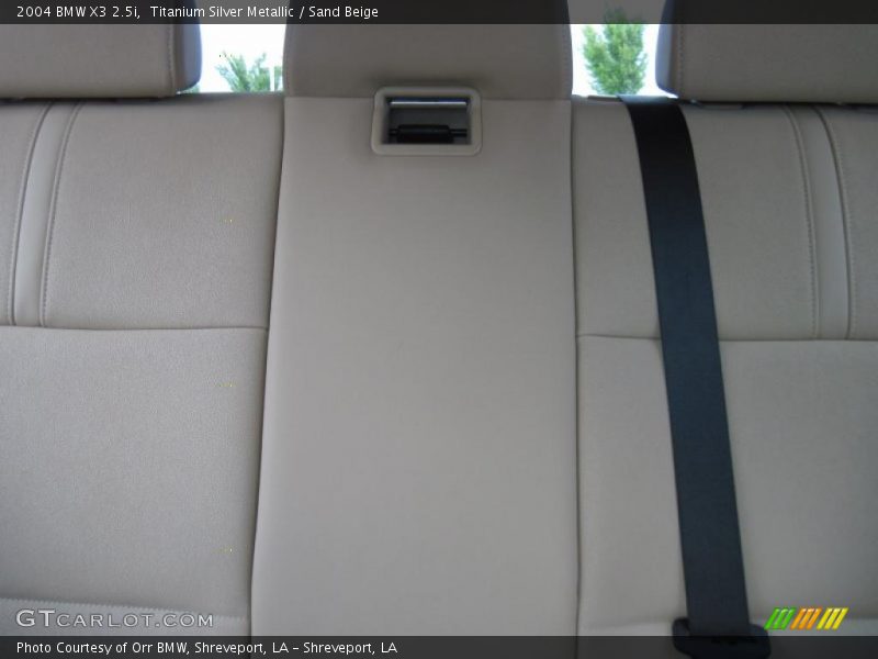 Titanium Silver Metallic / Sand Beige 2004 BMW X3 2.5i