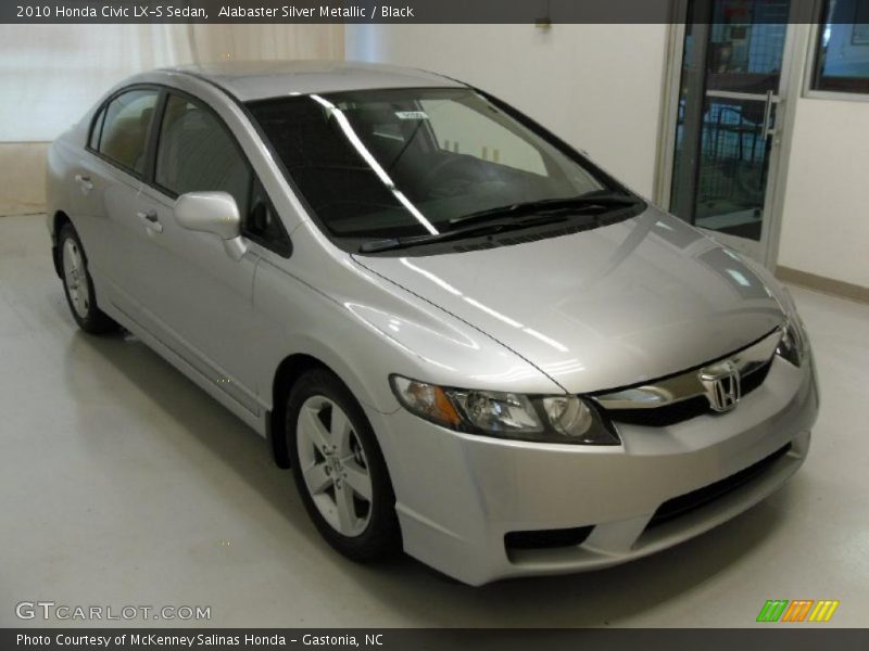 Alabaster Silver Metallic / Black 2010 Honda Civic LX-S Sedan