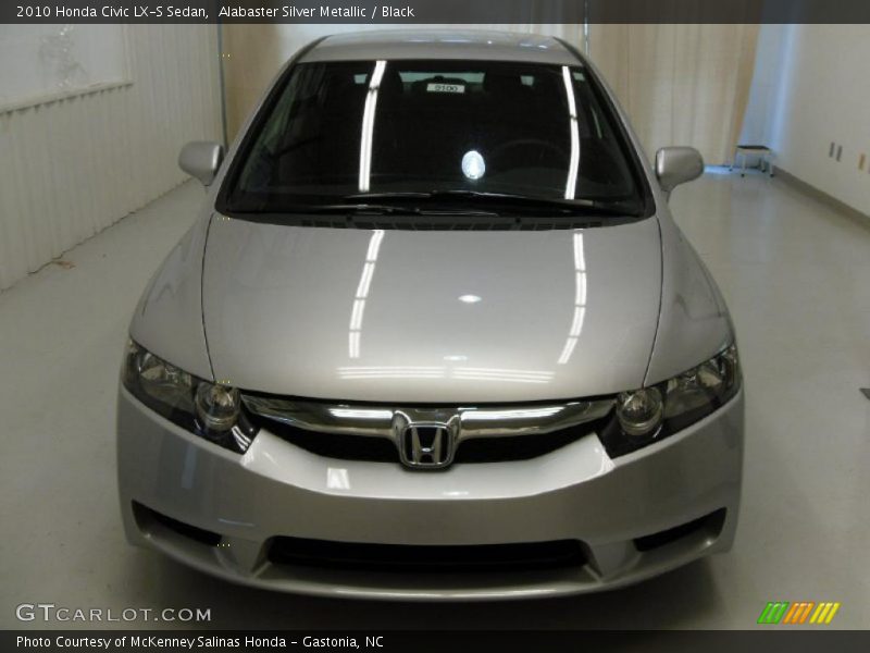 Alabaster Silver Metallic / Black 2010 Honda Civic LX-S Sedan