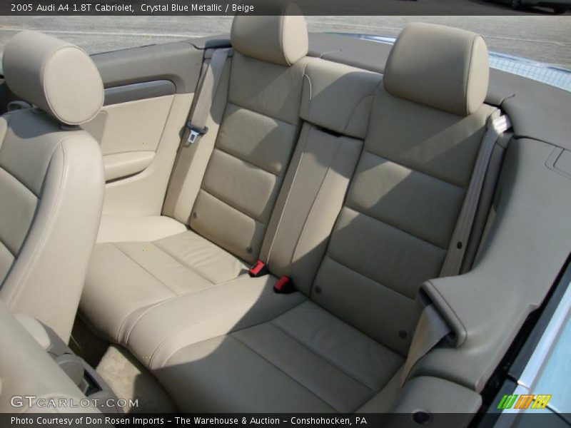 Crystal Blue Metallic / Beige 2005 Audi A4 1.8T Cabriolet