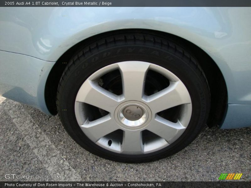 Crystal Blue Metallic / Beige 2005 Audi A4 1.8T Cabriolet