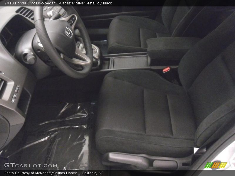 Alabaster Silver Metallic / Black 2010 Honda Civic LX-S Sedan