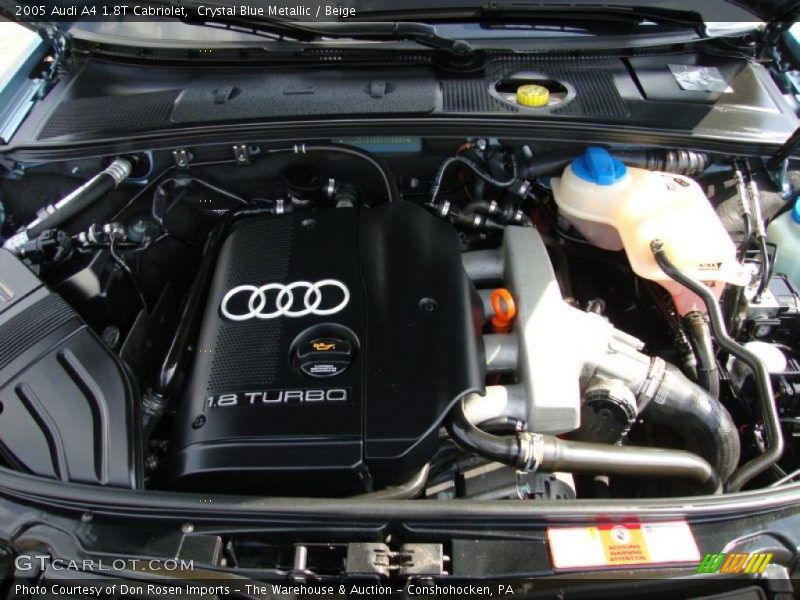 Crystal Blue Metallic / Beige 2005 Audi A4 1.8T Cabriolet