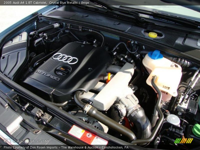 Crystal Blue Metallic / Beige 2005 Audi A4 1.8T Cabriolet