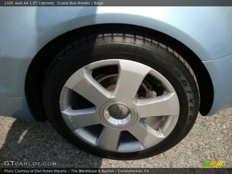 Crystal Blue Metallic / Beige 2005 Audi A4 1.8T Cabriolet