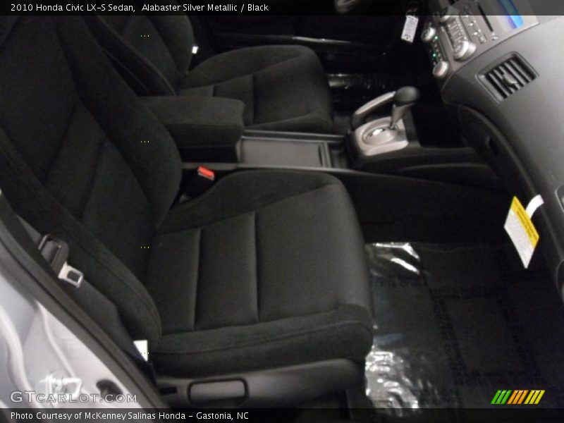 Alabaster Silver Metallic / Black 2010 Honda Civic LX-S Sedan