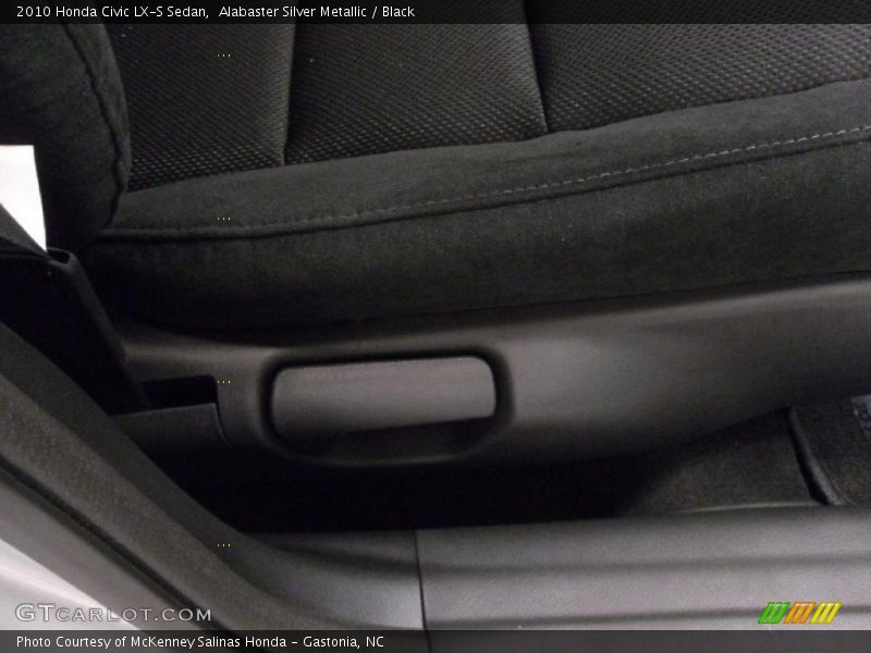 Alabaster Silver Metallic / Black 2010 Honda Civic LX-S Sedan