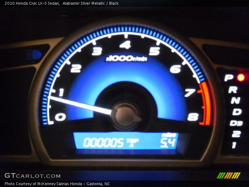 Alabaster Silver Metallic / Black 2010 Honda Civic LX-S Sedan