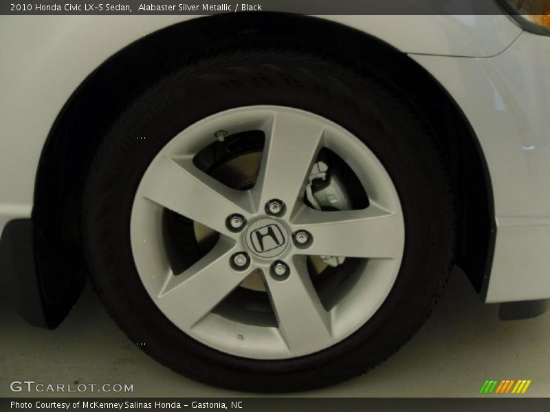 Alabaster Silver Metallic / Black 2010 Honda Civic LX-S Sedan