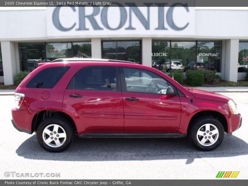 Salsa Red Metallic / Light Gray 2005 Chevrolet Equinox LS