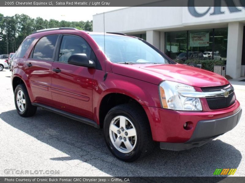 Salsa Red Metallic / Light Gray 2005 Chevrolet Equinox LS