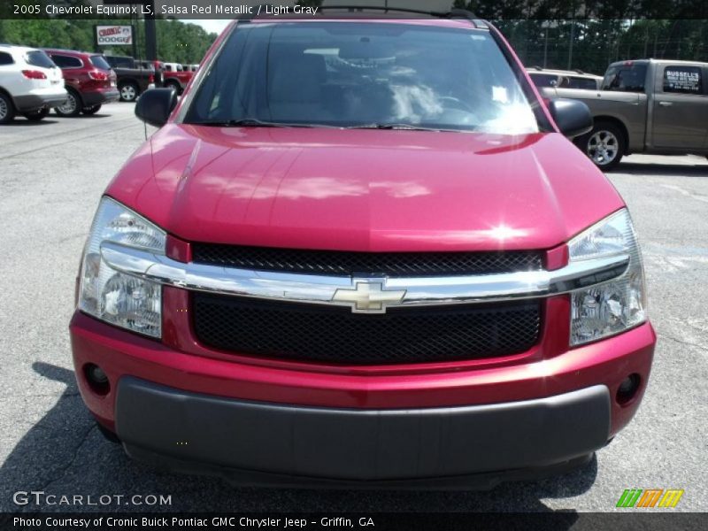 Salsa Red Metallic / Light Gray 2005 Chevrolet Equinox LS