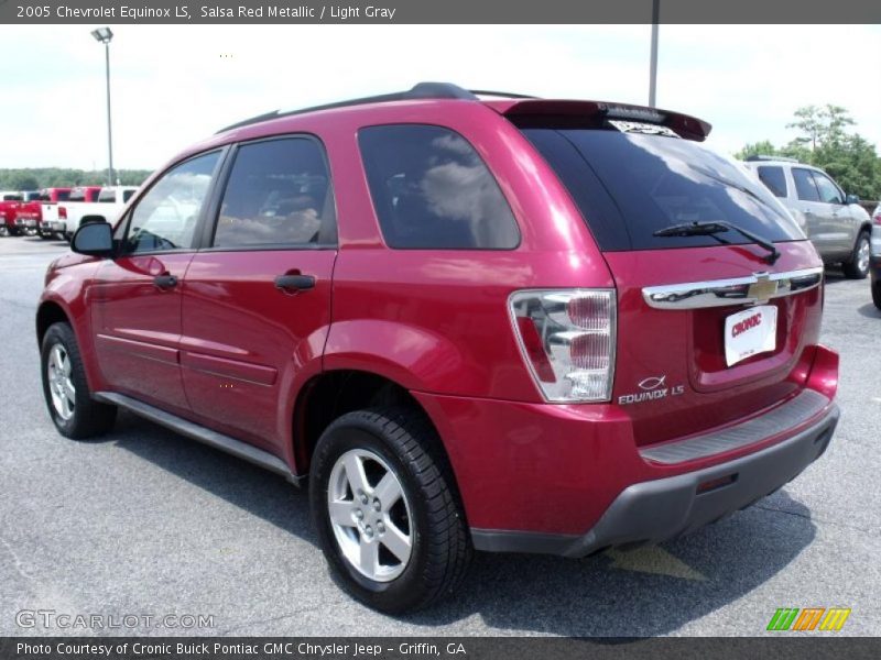 Salsa Red Metallic / Light Gray 2005 Chevrolet Equinox LS