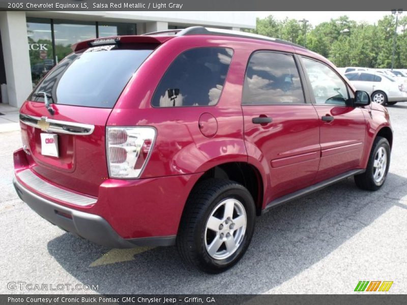 Salsa Red Metallic / Light Gray 2005 Chevrolet Equinox LS