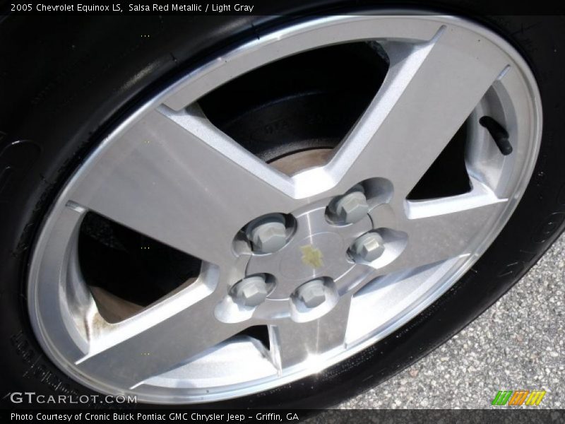 Salsa Red Metallic / Light Gray 2005 Chevrolet Equinox LS