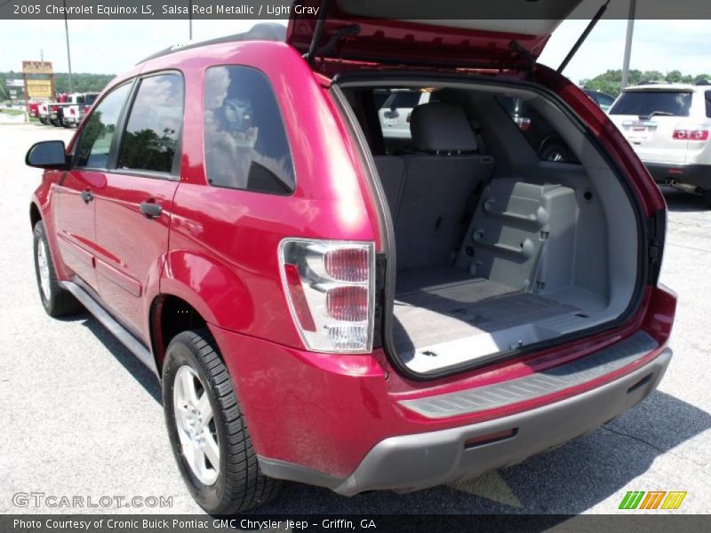 Salsa Red Metallic / Light Gray 2005 Chevrolet Equinox LS