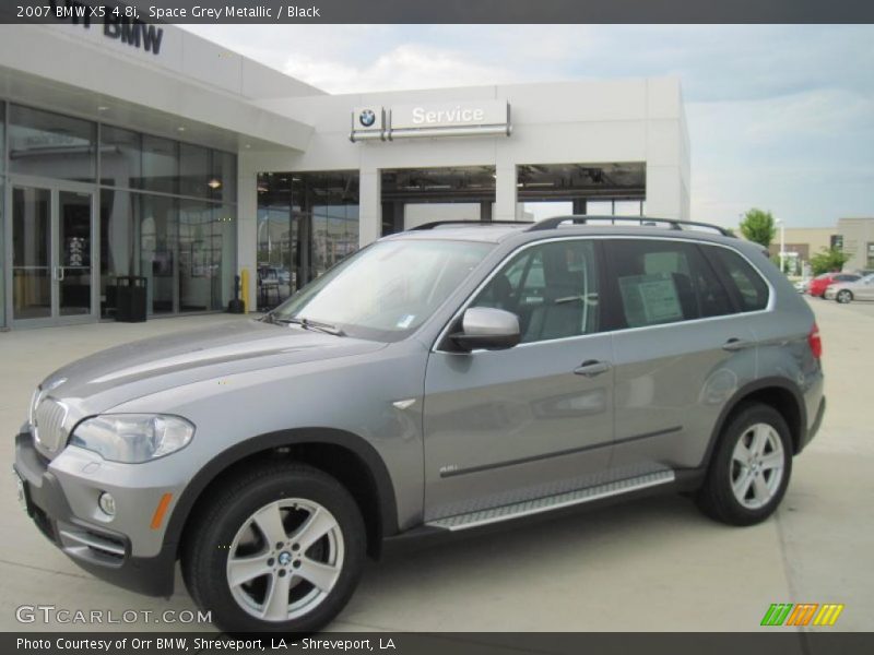 Space Grey Metallic / Black 2007 BMW X5 4.8i