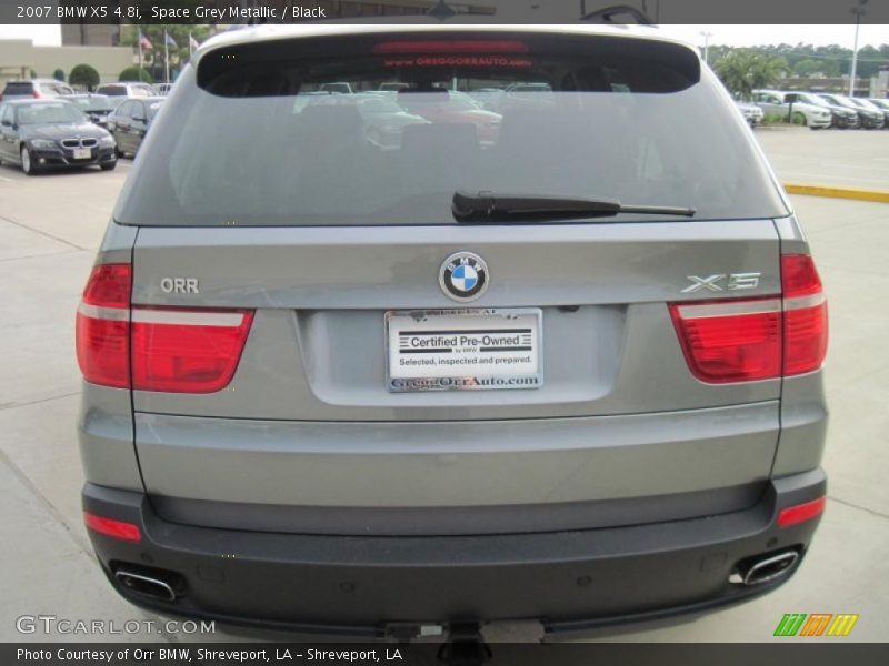 Space Grey Metallic / Black 2007 BMW X5 4.8i