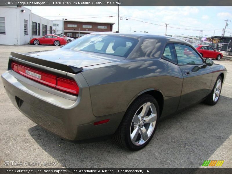 Dark Titanium Metallic / Dark Slate Gray 2009 Dodge Challenger SE