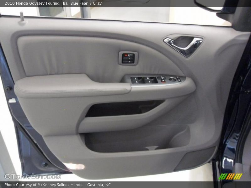 Bali Blue Pearl / Gray 2010 Honda Odyssey Touring