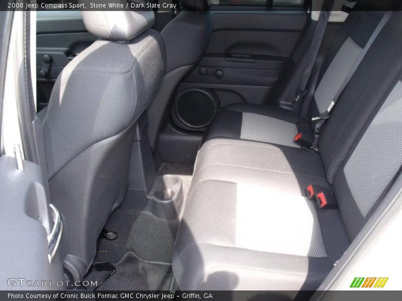 Stone White / Dark Slate Gray 2008 Jeep Compass Sport