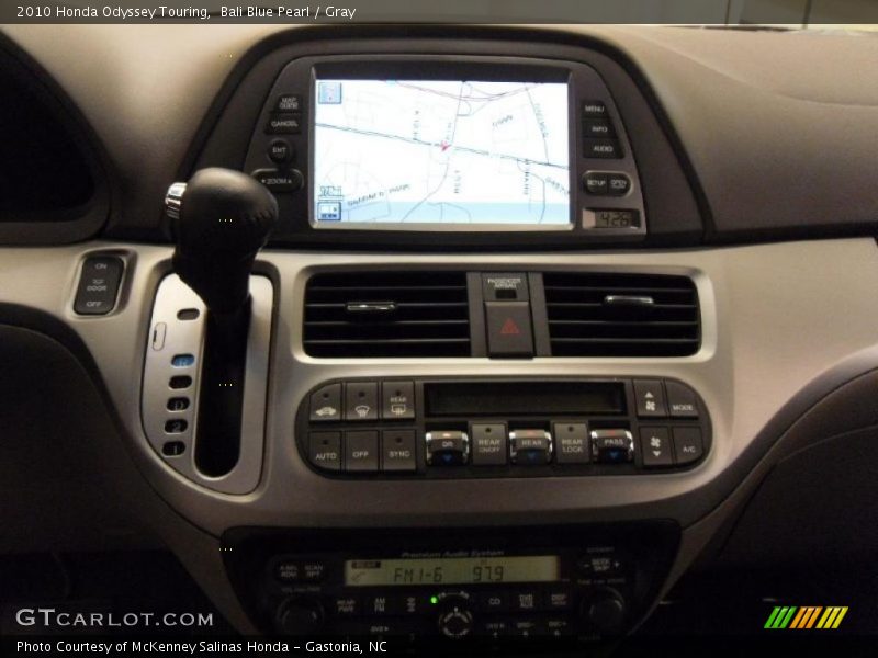 Bali Blue Pearl / Gray 2010 Honda Odyssey Touring