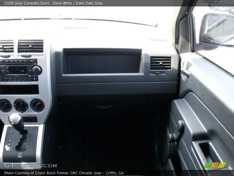 Stone White / Dark Slate Gray 2008 Jeep Compass Sport