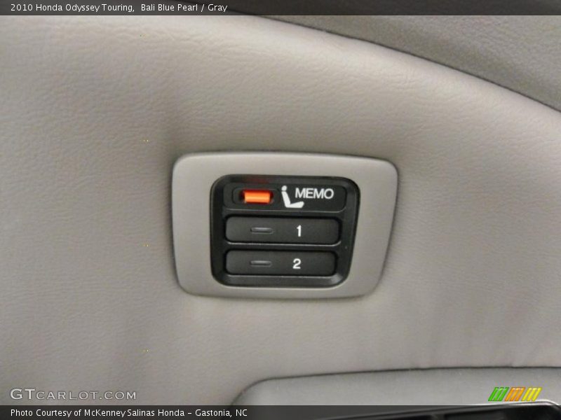 Bali Blue Pearl / Gray 2010 Honda Odyssey Touring