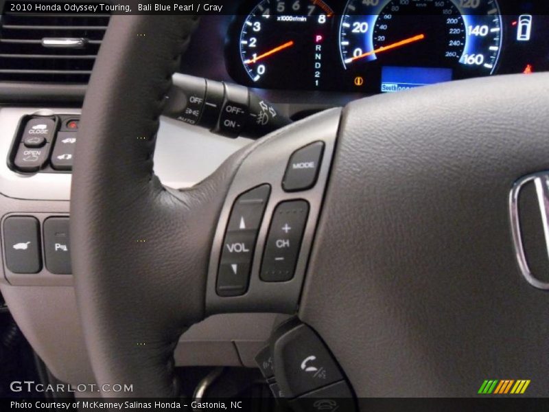 Bali Blue Pearl / Gray 2010 Honda Odyssey Touring