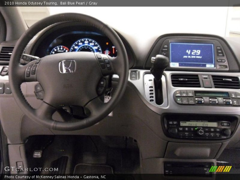 Bali Blue Pearl / Gray 2010 Honda Odyssey Touring