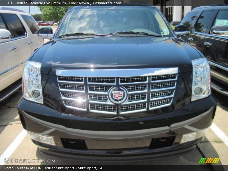 Black Raven / Cashmere/Cocoa 2010 Cadillac Escalade ESV Premium
